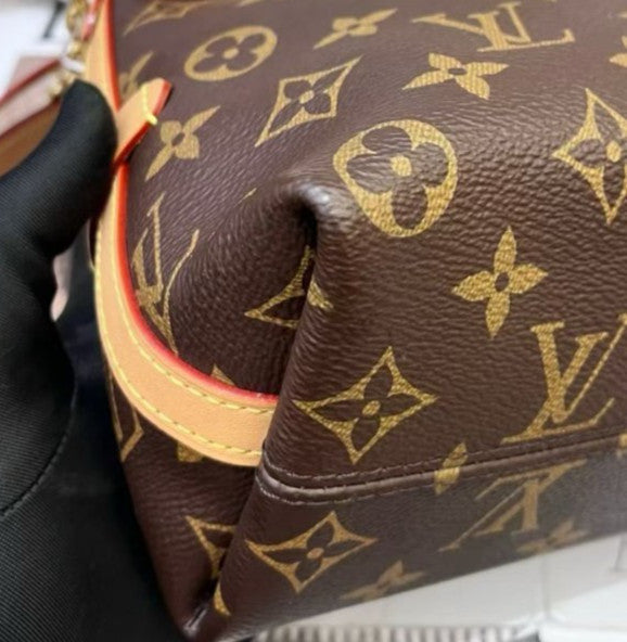 Louis Vuitton Carryall BB Monogram Canvas Chain Shoulder Bag Crossbody Women
