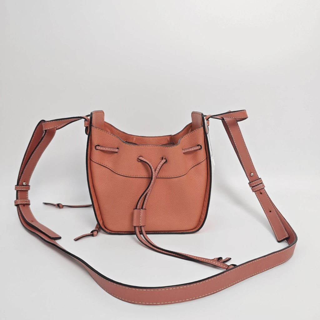 Loewe Mini Hammock Brick Red Leather Shoulder Crossbody Bag For Women
