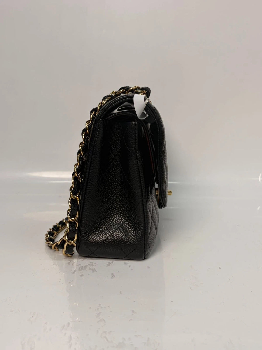 Sj0001 Chanel Cf Double Flap Golden Hardware Z Excellent