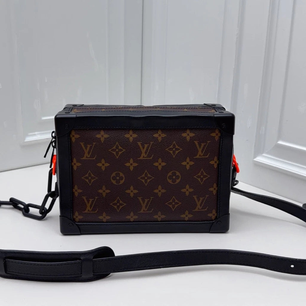 Louis Vuitton Soft Trunk MM Monogram Shoulder Bag Crossbody Unisex Adults