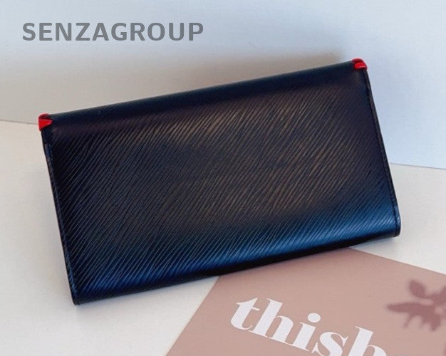 Louis Vuitton Twist Limited Edition Epi Leather Wallet Black
