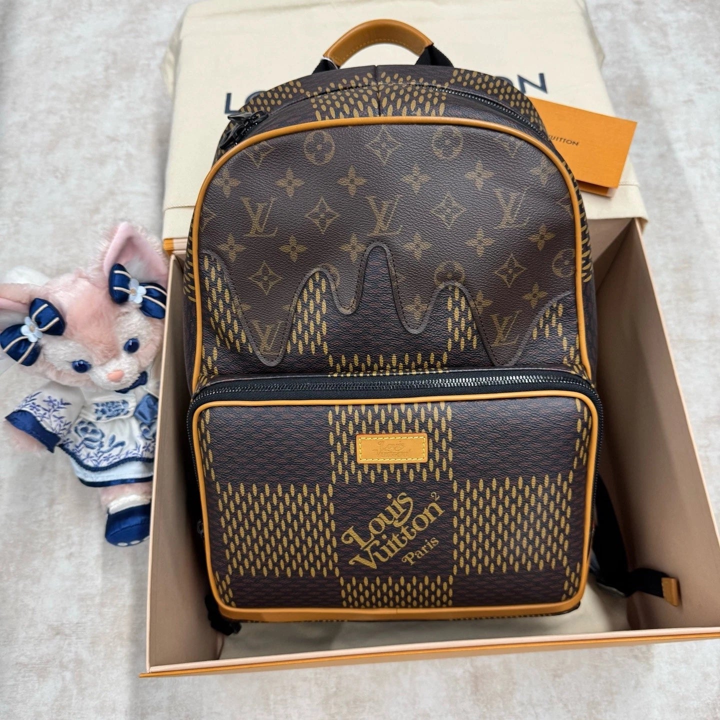 New Louis Vuitton x Nigo Campus Canvas Backpack For Women