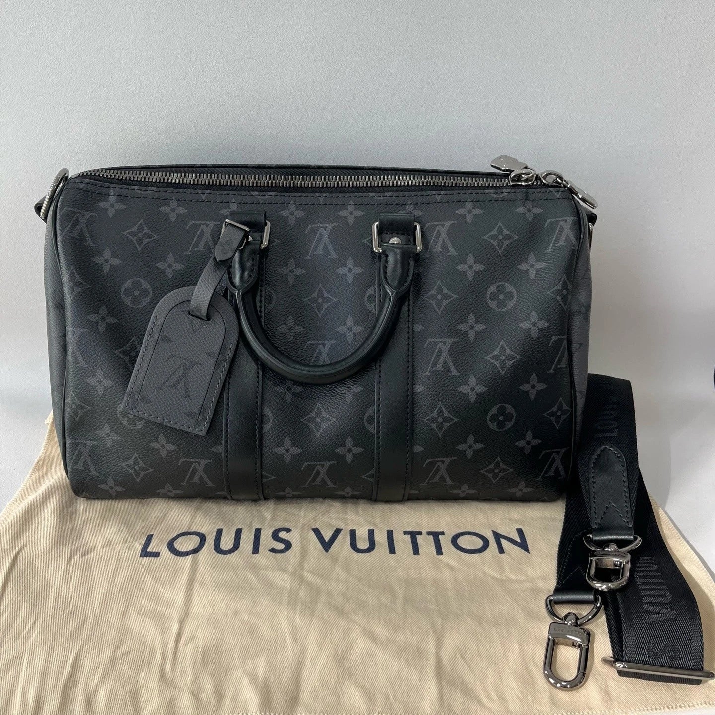 Louis Vuitton Keepall35 Top Handle Handbag For Unisex