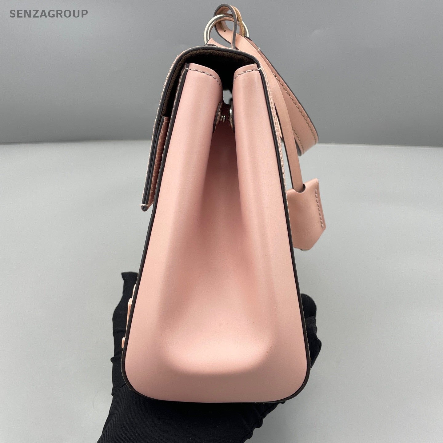 Louis Vuitton Cluny bb Top Handle 2way Shoulder Handbag Pink Women