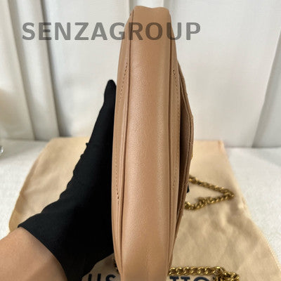 Louis Vuitton New Wave WOC Chain Shoulder Crossbody Bag Brown Gold