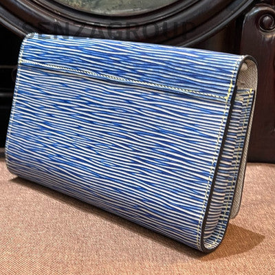 Louis Vuitton Blue Epi Twist WOC Chain Crossbody Bag Classic Women