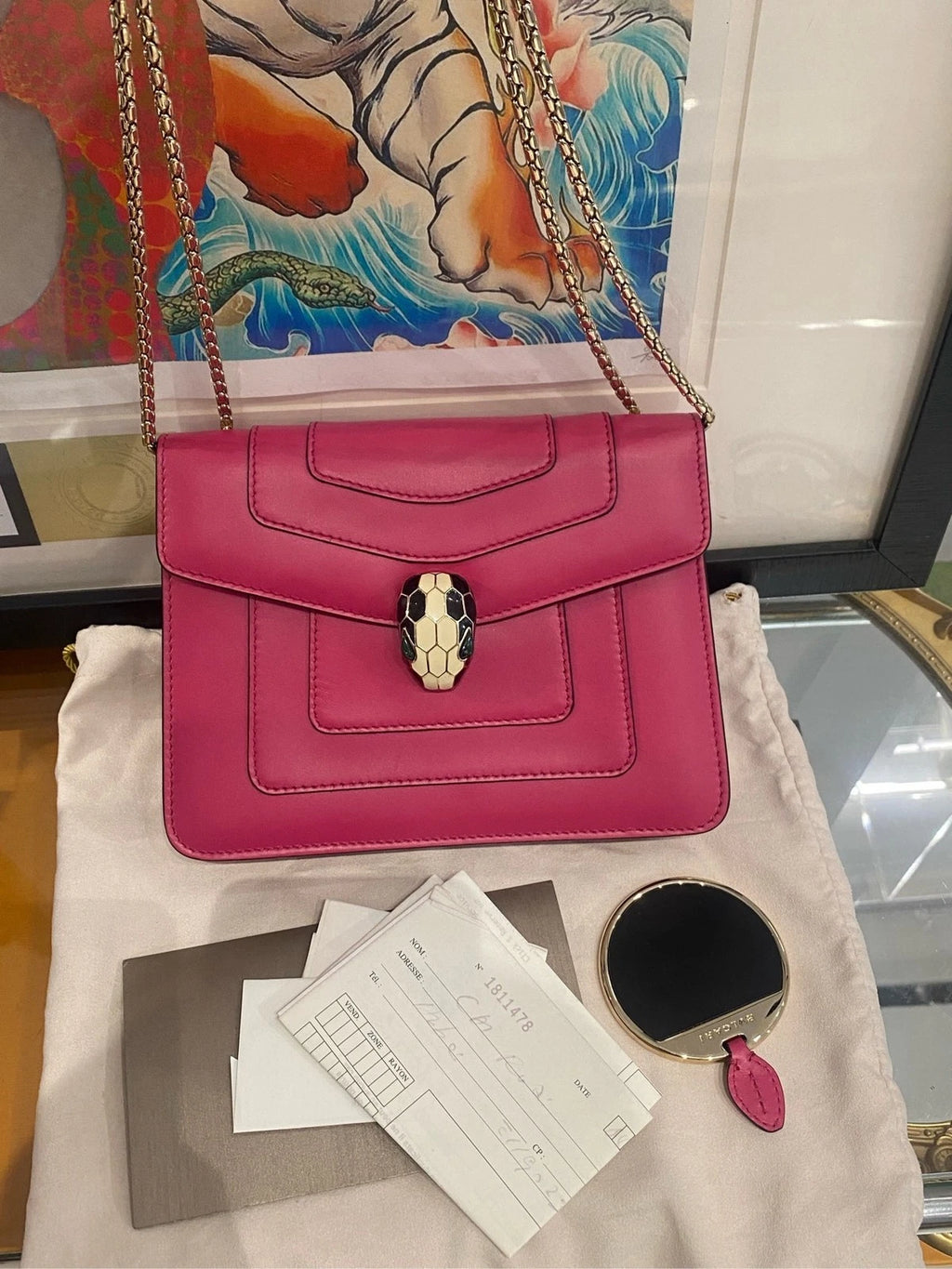 Bvlgari Serpenti Head Shoulder Crossbody Bag For Women