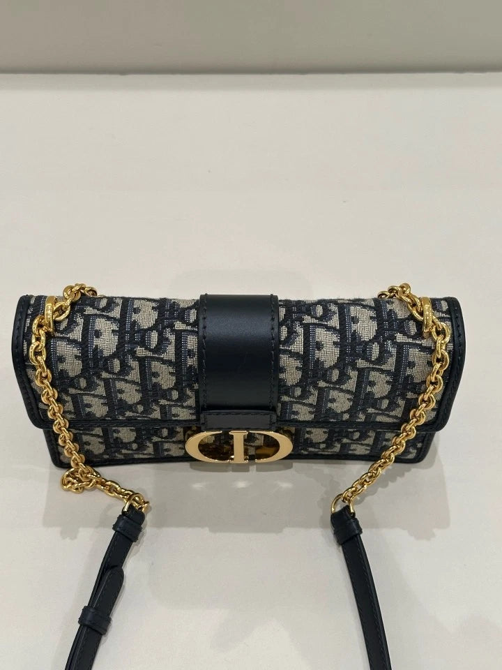 Authentic Dior Montaigne Small Chain Shoulder Bag For Women