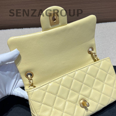 Chanel CF Yellow Gold Ball Mini Chain Shoulder Bag - Fashion Women's