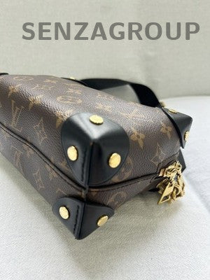 Louis Vuitton Petite Malle Souple Shoulder Crossbody Bag Brown Women