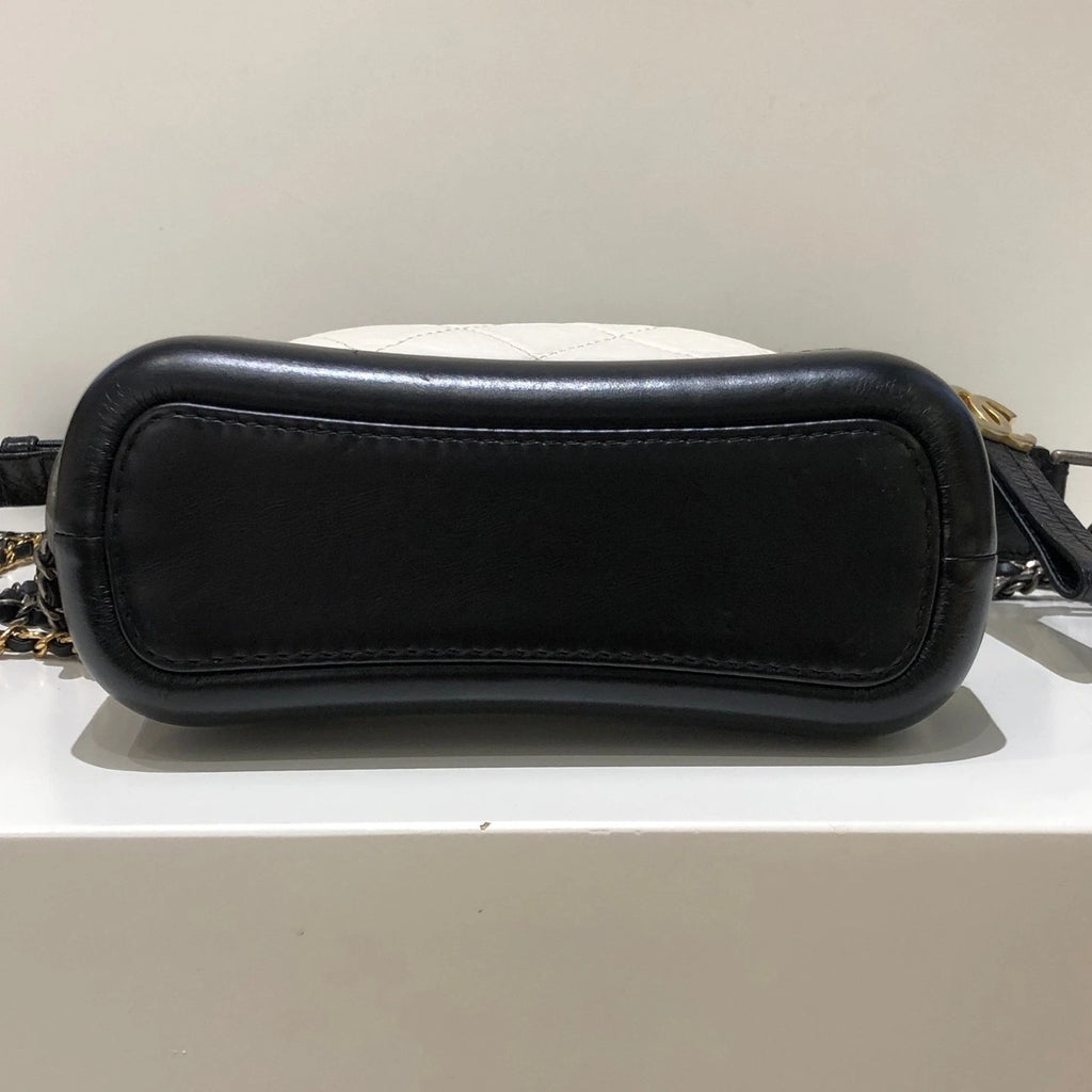 CHANEL Small Black White Colorblock Crossbody Bag For Women