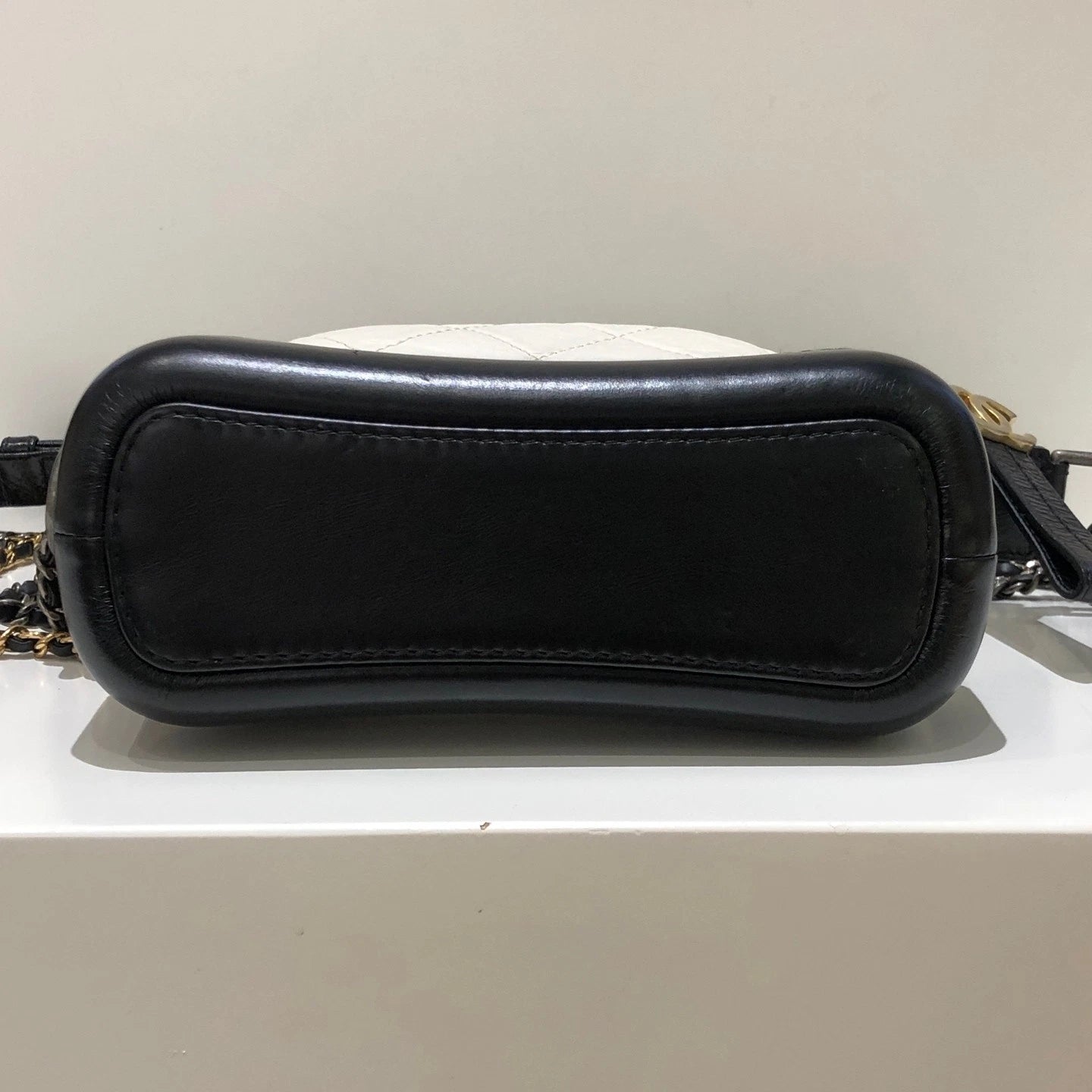 CHANEL Small Black White Colorblock Crossbody Bag For Women