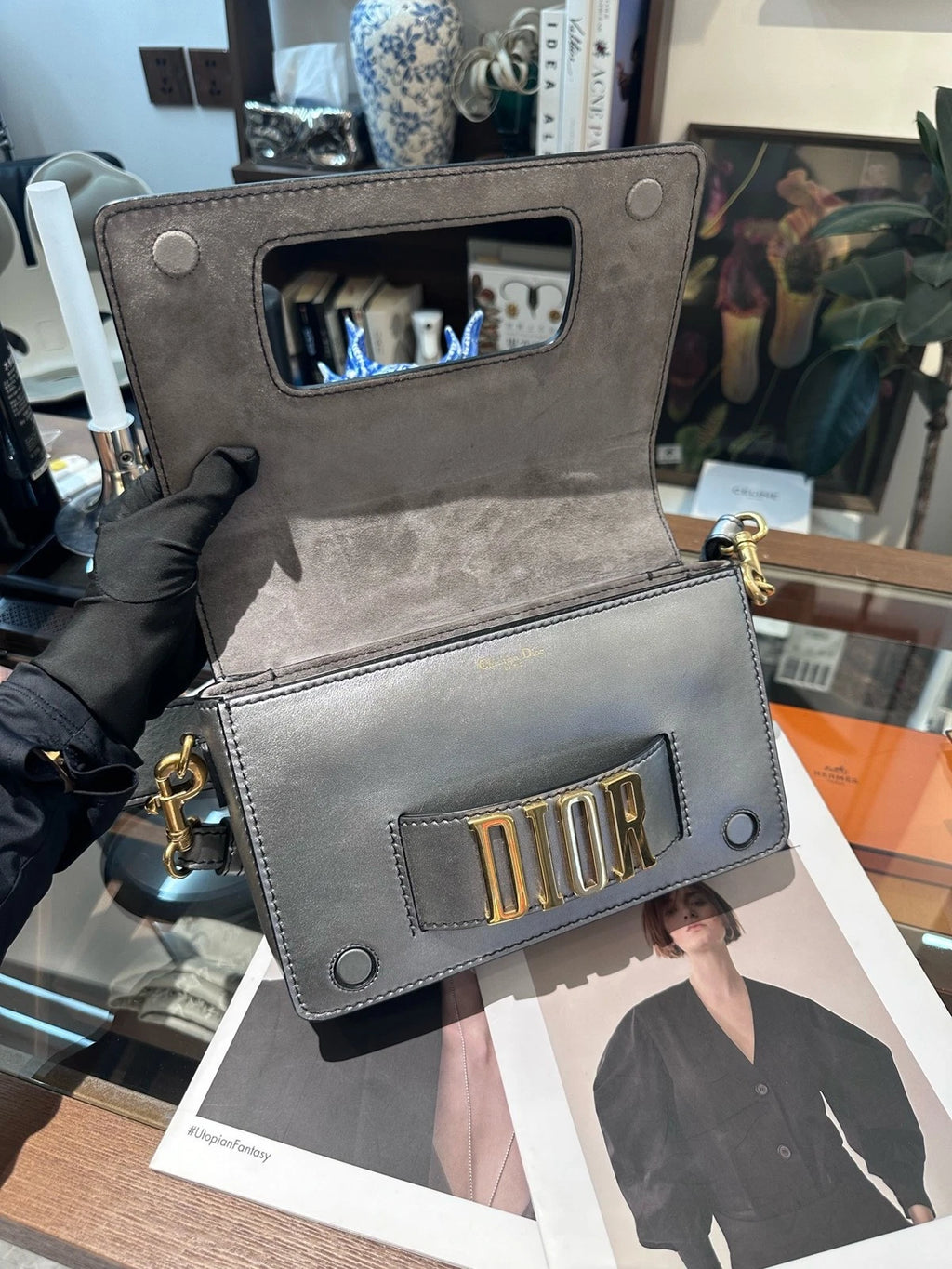 Dior JADIOR Medium Silver Crossbody For Women
