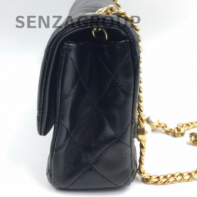 Chanel Lambskin CF Mini Flap Bag - Women's Fashion Shoulder Crossbody