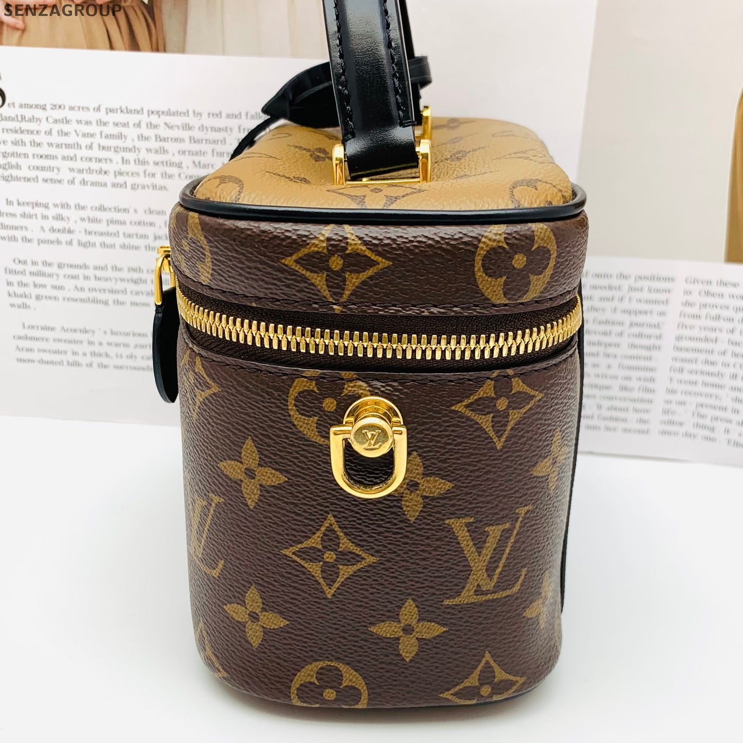 Louis Vuitton Monogram Cosmetic Pouch Chain Shoulder Bag Women's Classic