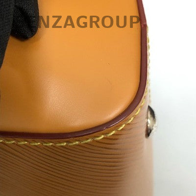 Louis Vuitton Cluny BB Handbag Crossbody Orange Leather Women's Classic