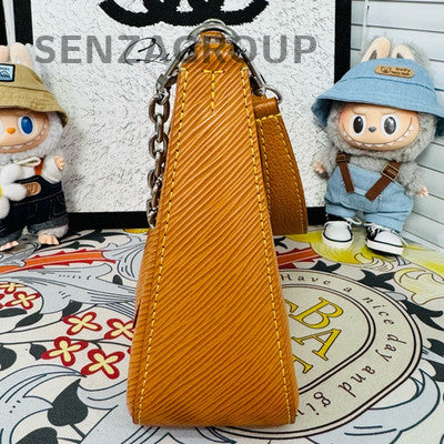 Louis Vuitton Marelle Chain Bag - Grain Calf Leather Crossbody Shoulder Bag