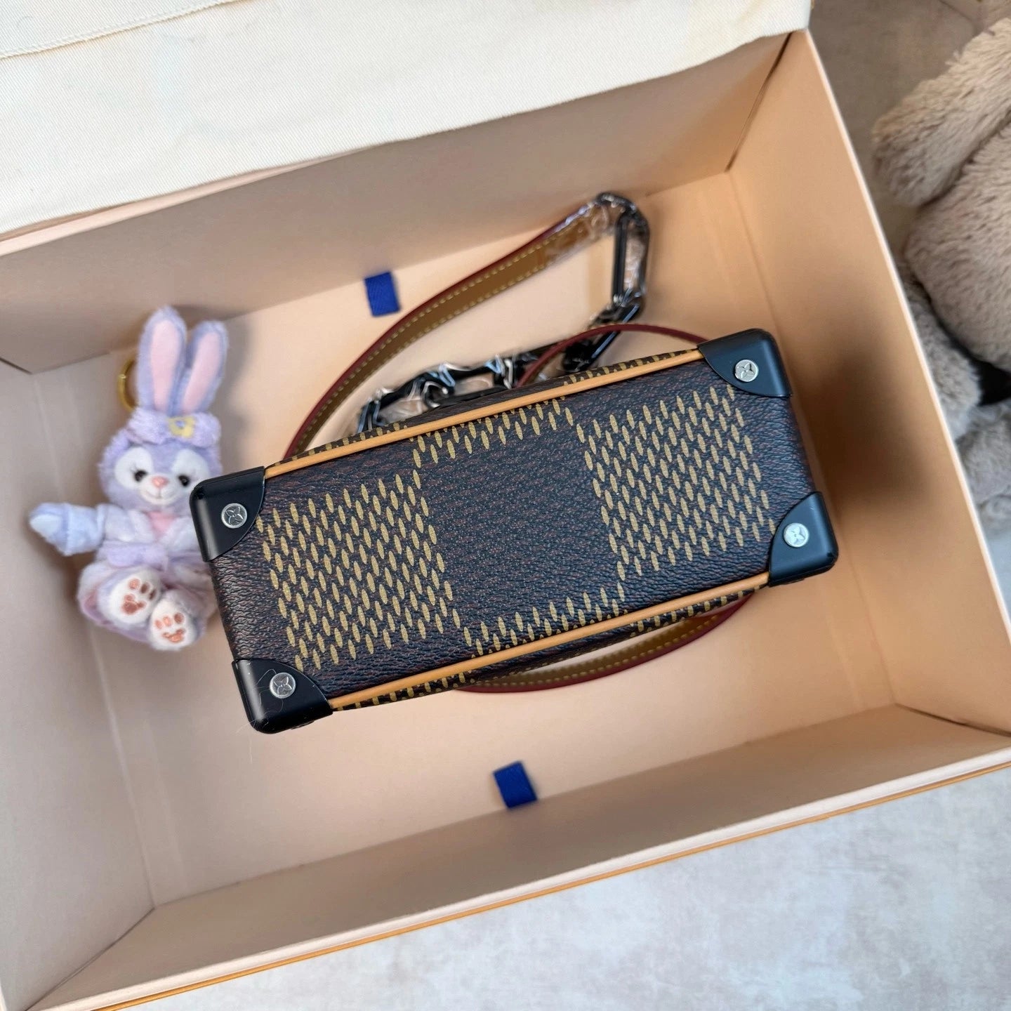 Louis Vuitton x Nigo Canvas Mini Soft Trunk Box Bag For Women