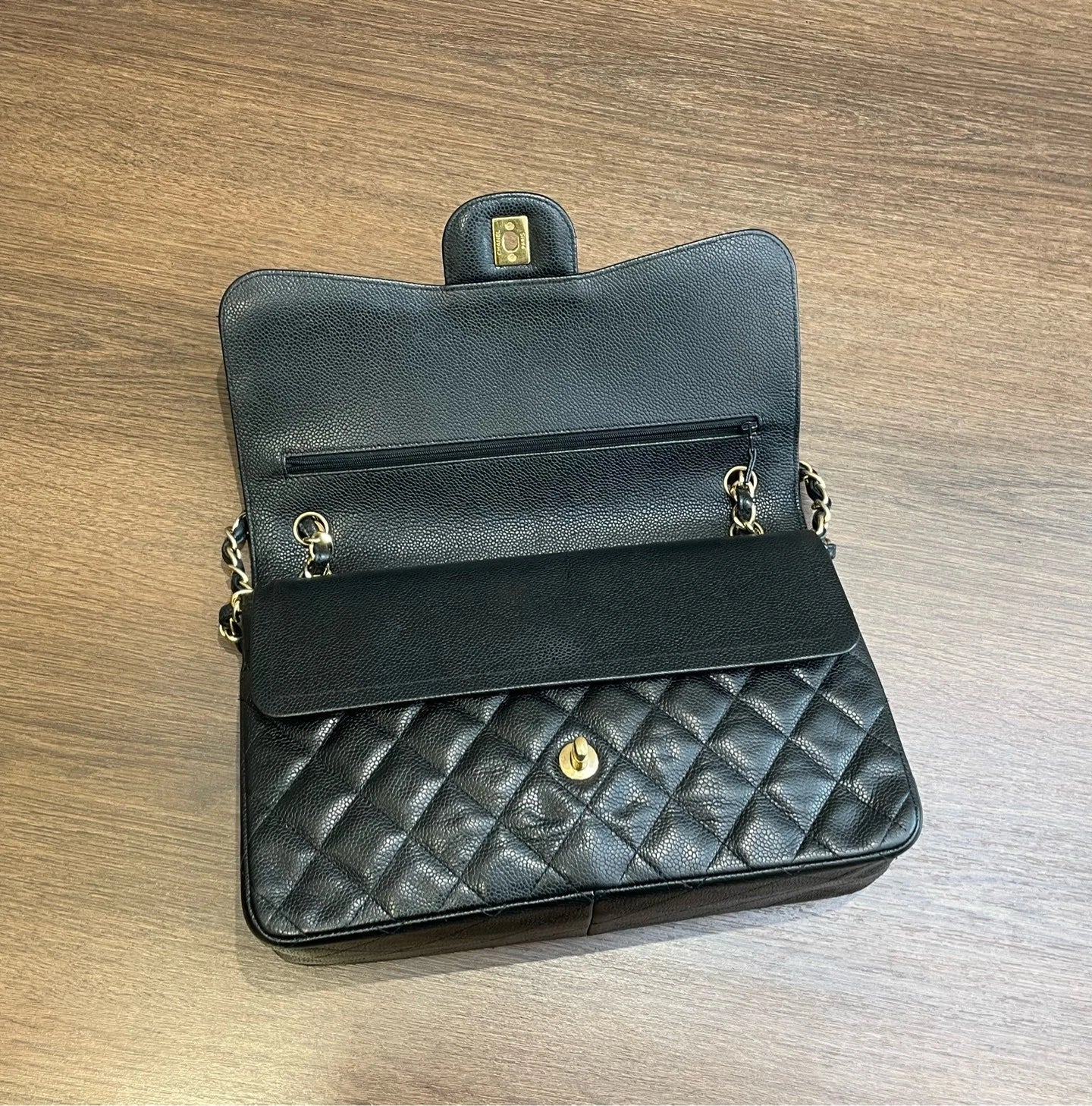 Chanel Classic Flap Jumbo Chain Shoulder Bag Crossbody Women Diamond