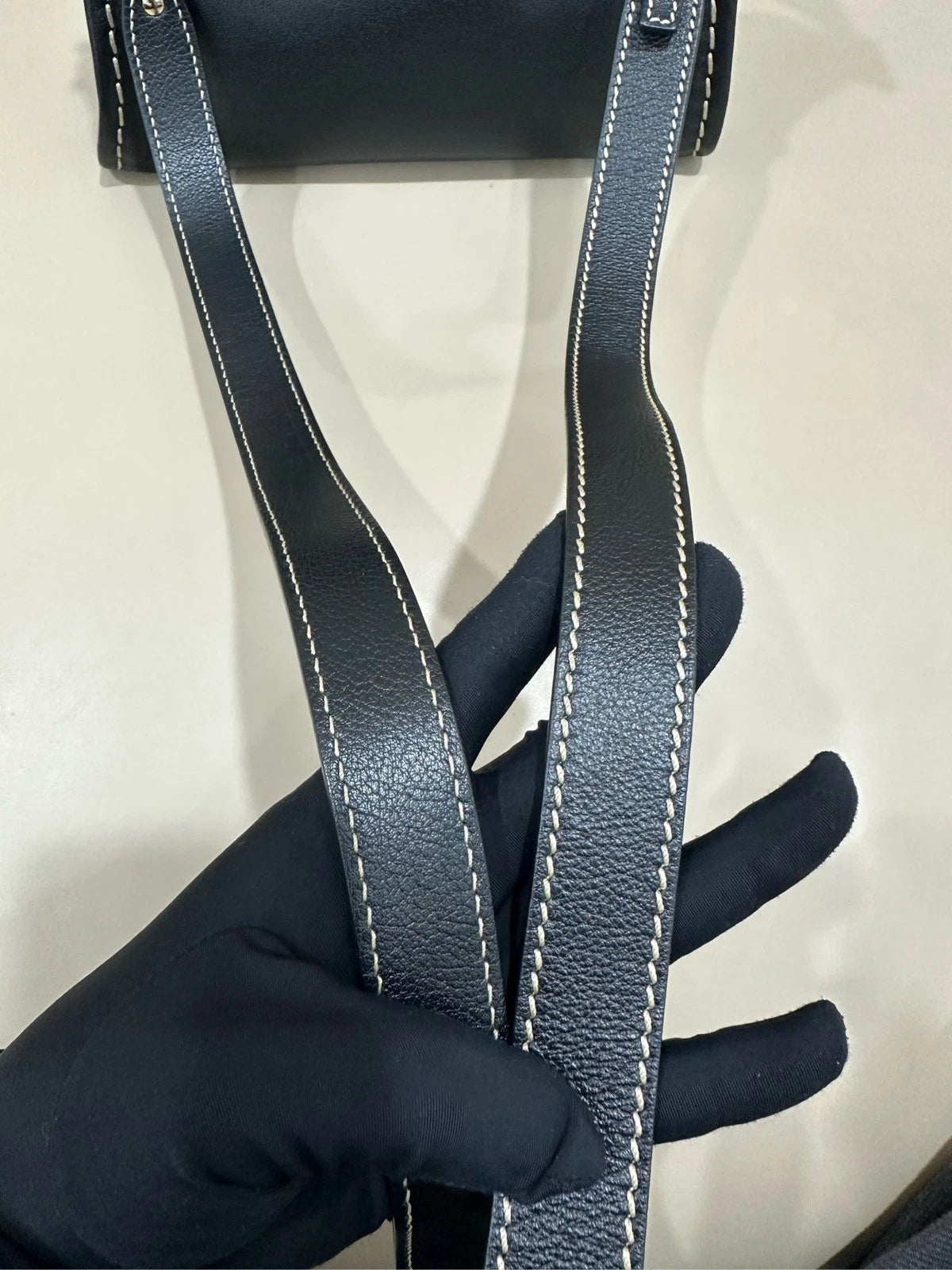 Chloe Edith Black Leather Shoulder Crossbody Handbag For Women