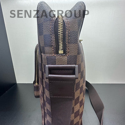 Louis Vuitton Vintage Brown Gold Men's Shoulder Crossbody Bag Classic
