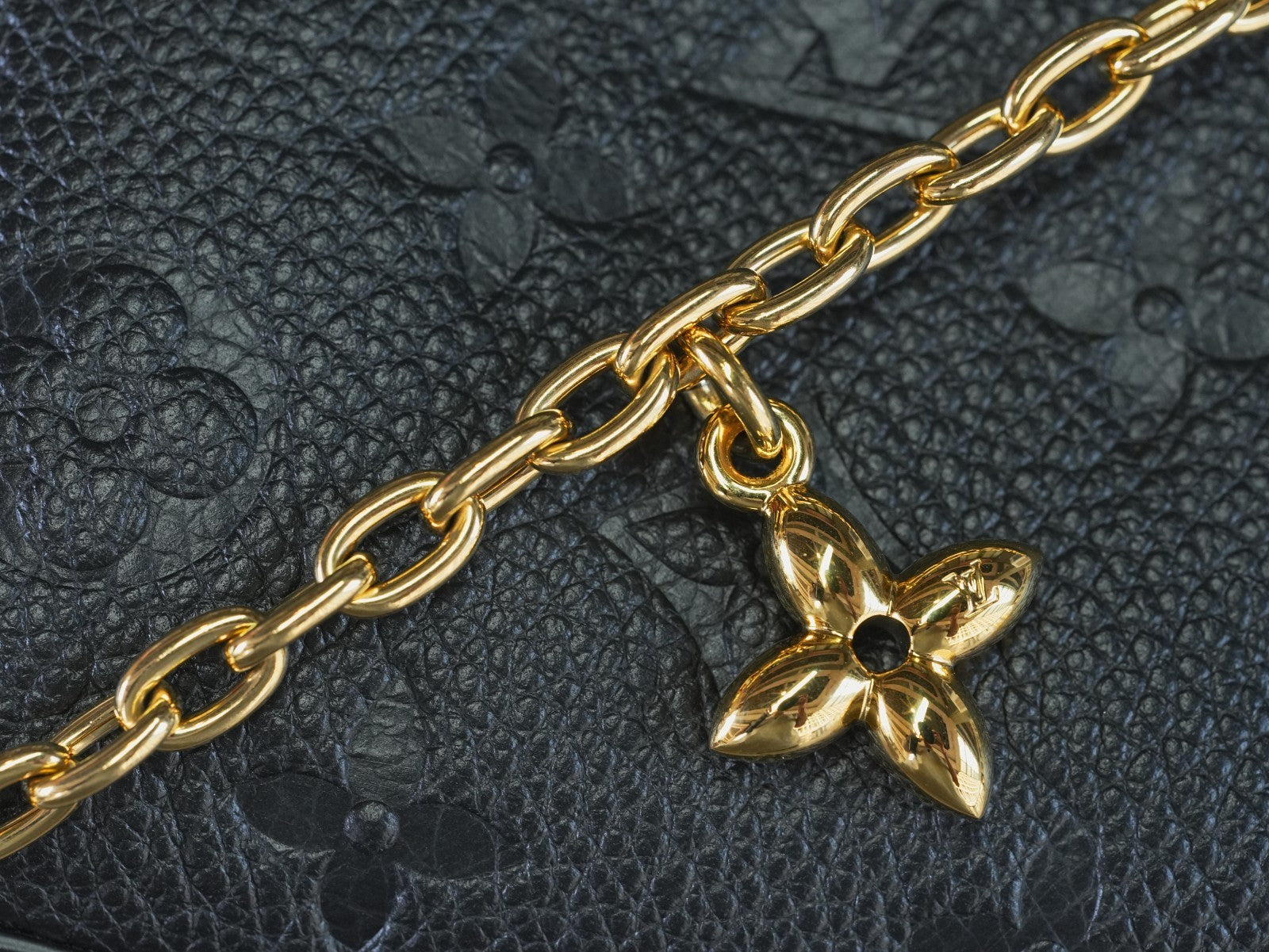 Louis Vuitton Black Monogram Empreinte NANO Madeleine Crossbody Handbag