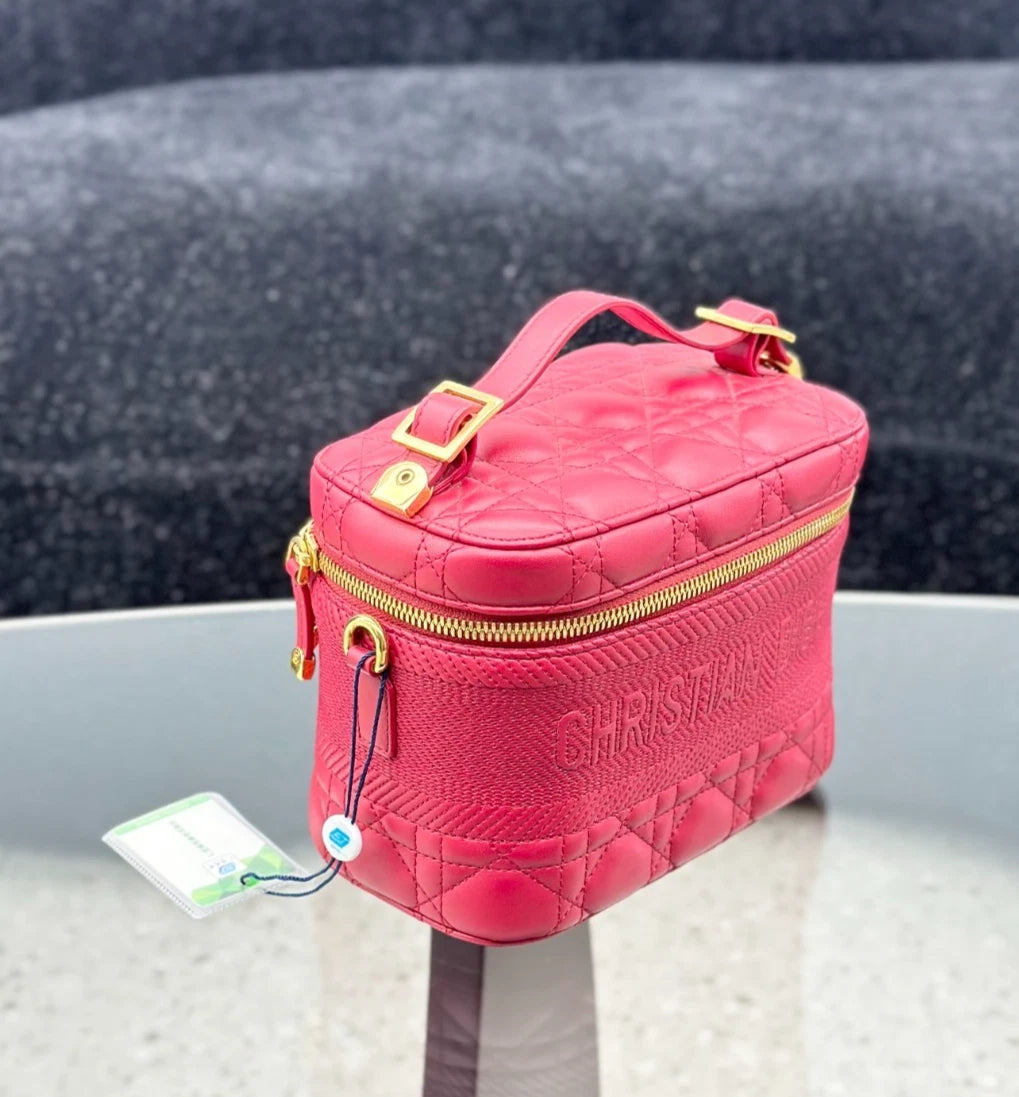 Dior Vanity Crossbody Top Handle Excellent