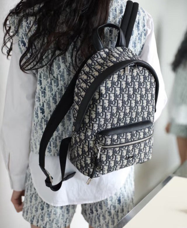Christian Dior Oblique Rider Backpack PM Monogram Canvas Almost Brand New