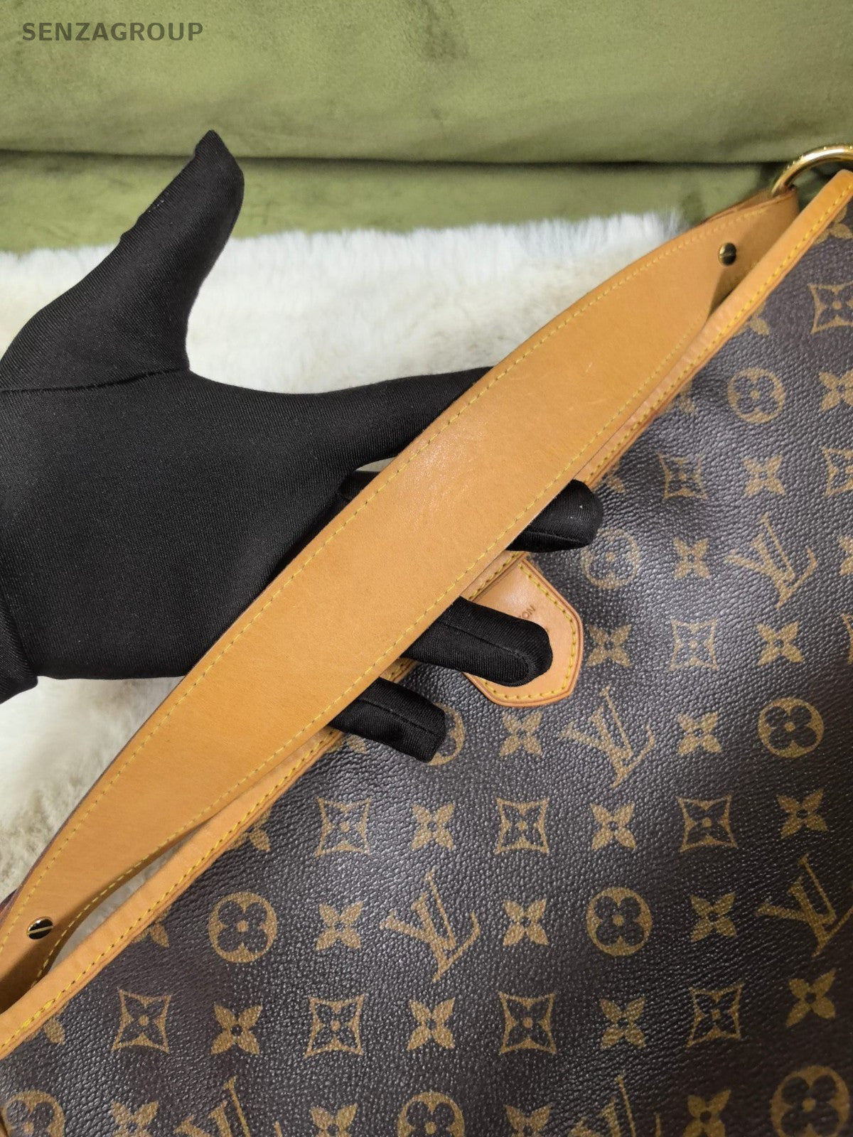 Louis Vuitton Delightful PM Top Handle Shoulder bag Monogram Women Classic Brown