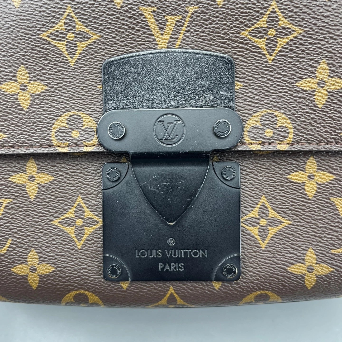Louis Vuitton Canvas S-Lock Messenger Bag For Women
