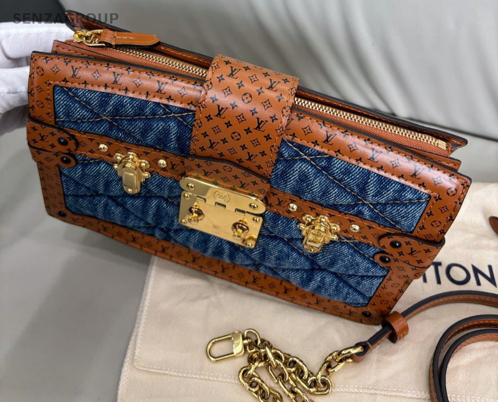 Louis Vuitton Trunk Clutch Limited Edition Chain Shoulder bag Crossbody Women