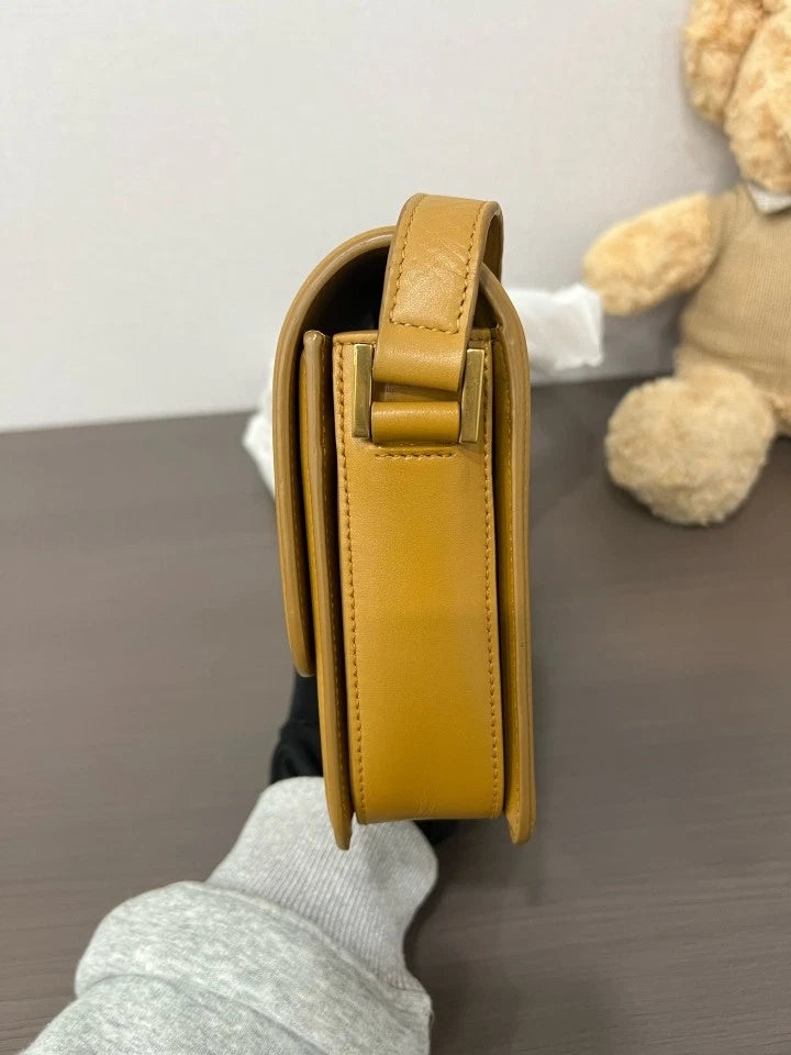 YSL Medium Yellow Tofu Shoulder Bag For Women
