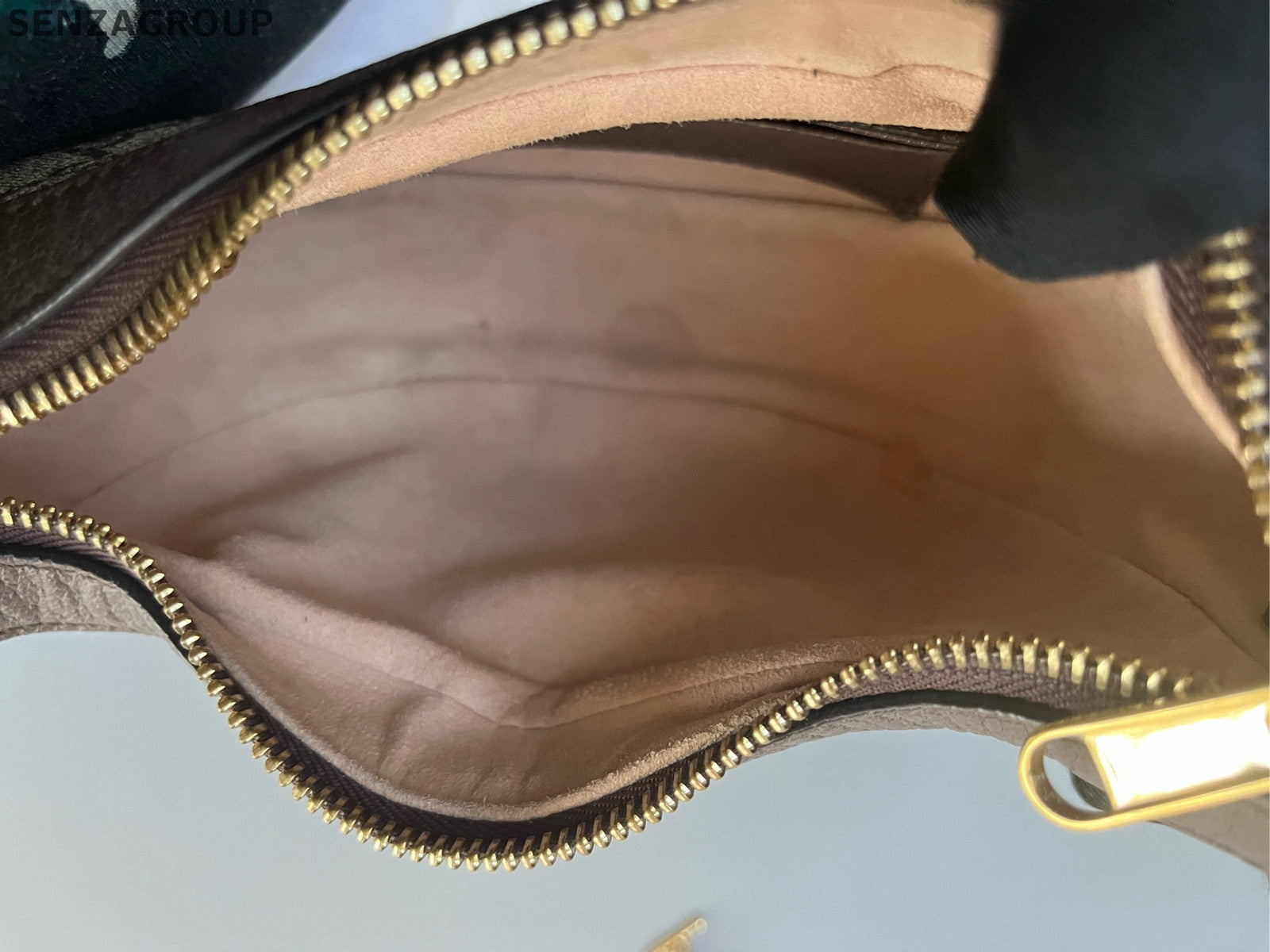 Gucci Ophidia Mini Shoulder Bag Brown Gold Buckle Classic Women