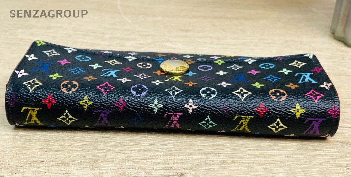 Louis Vuitton Takashi Long Wallet Monogram Handbag