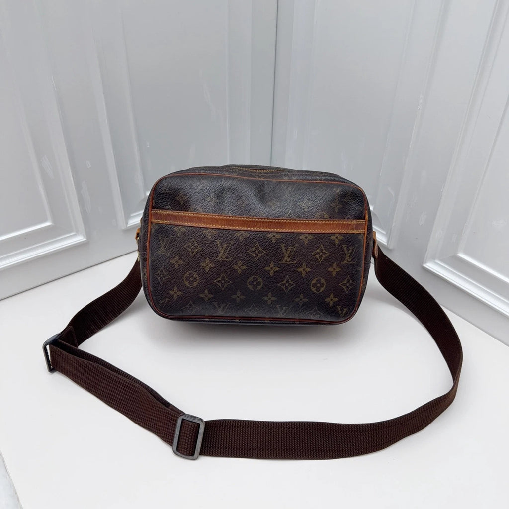 Louis Vuitton Monogram Canvas 2Ways Shoulder Crossbody Bag Brown Women