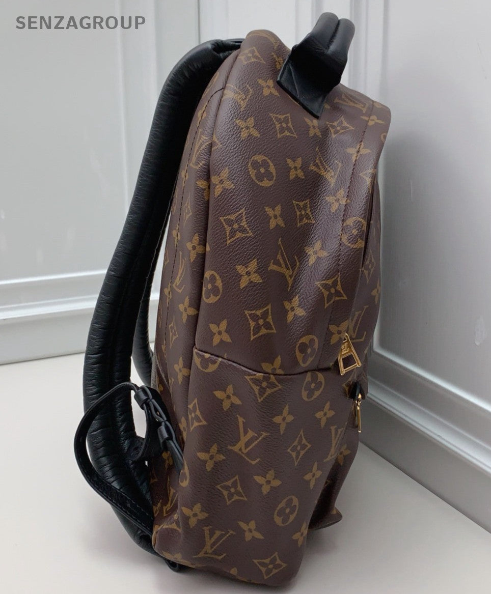 Louis Vuitton Monogram Backpack Brown Gold Unisex Adults Classic