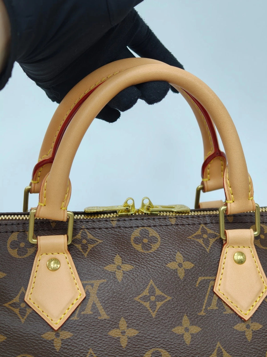 Louis Vuitton Speedy30 Monogram Handbag 2-Way Shoulder Bag Crossbody Excellent