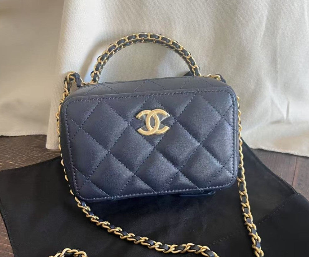 CHANEL 22K  Camera bag mini Top Handle Chain Strap Crossbody Brand NEW