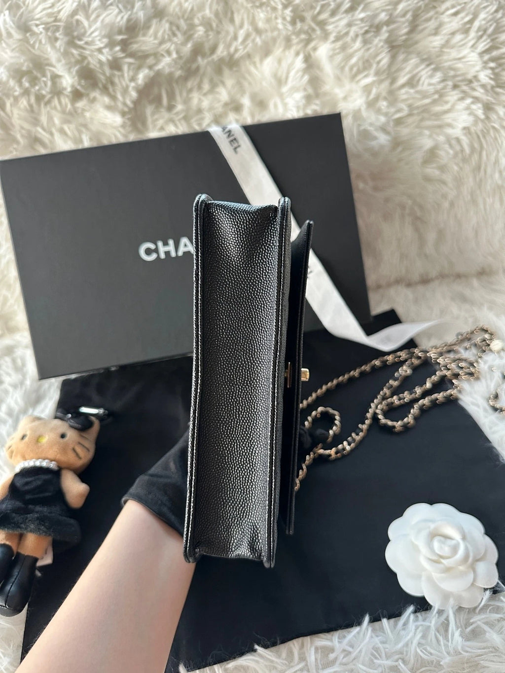 Chanel 3-in-1 Grained Calfskin Backpack Shoulder Handbag For Women