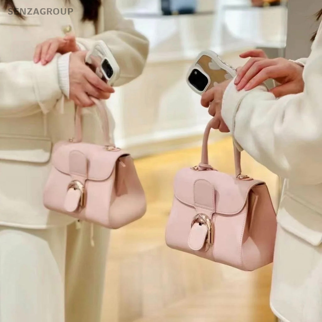 Delvaux Brillant mini Top Handle Calfskin2WAY Handbag Crossbody Almost Brand NEW