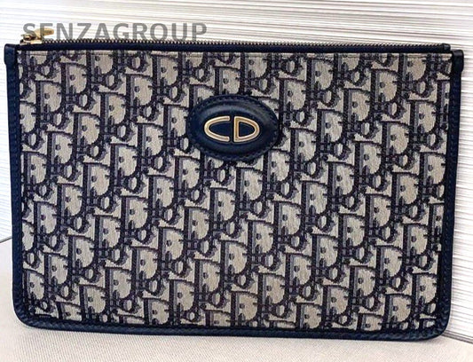 Chirstian Dior Monogram Class Clutch Handbag