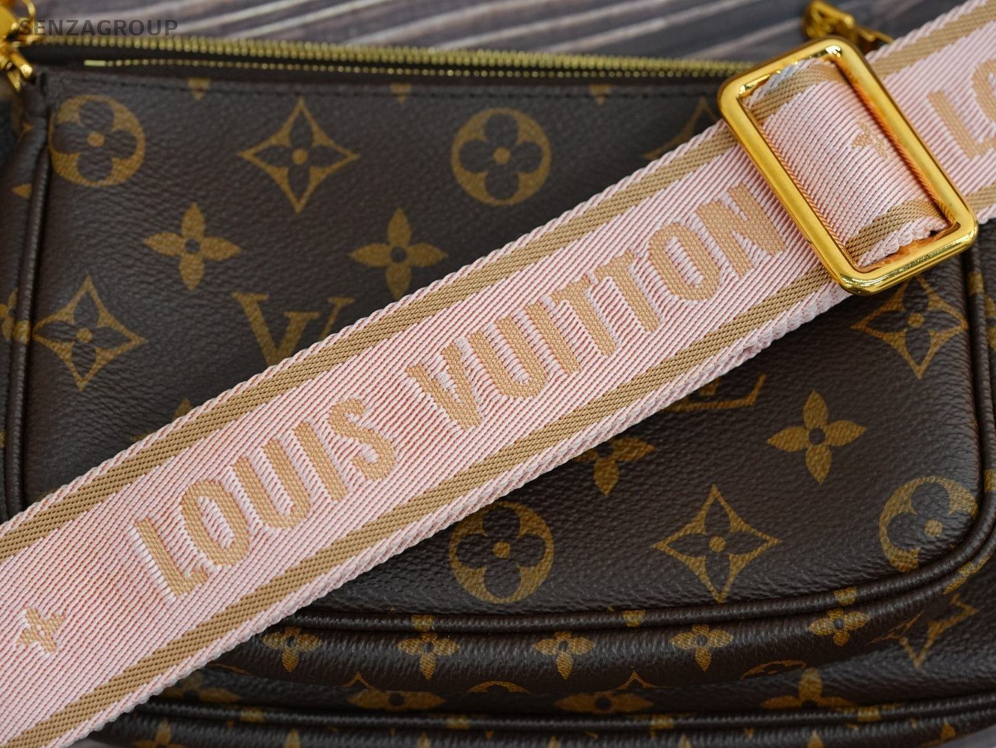 Louis Vuitton Multi Pochette Accessoires Shoulder Bag Canvas Brown Women M44813
