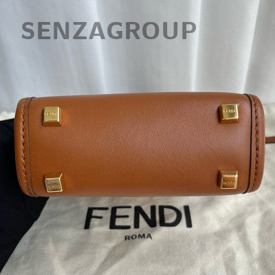 Fendi Brown Mini Tote Bag - Classic Women's Handbag Shoulder Crossbody