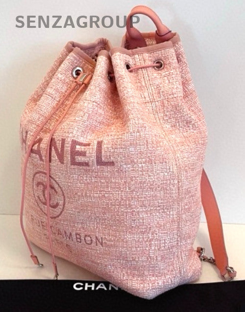 CHANEL Summer limited edition Bucket Drawstring Shoulder bag Pink Women