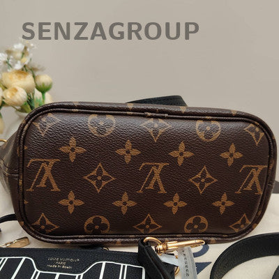 Louis Vuitton Neverfull BB Monogram Tote Shoulder Bag Women Classic