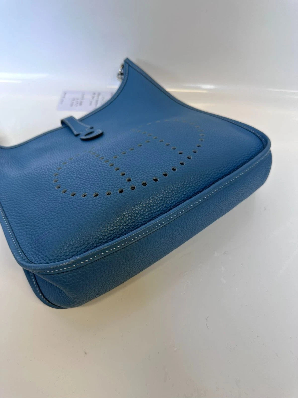 SJ0001 Hermes Evelyne GM Taurillon Clemence Leather Crossbody Bag i