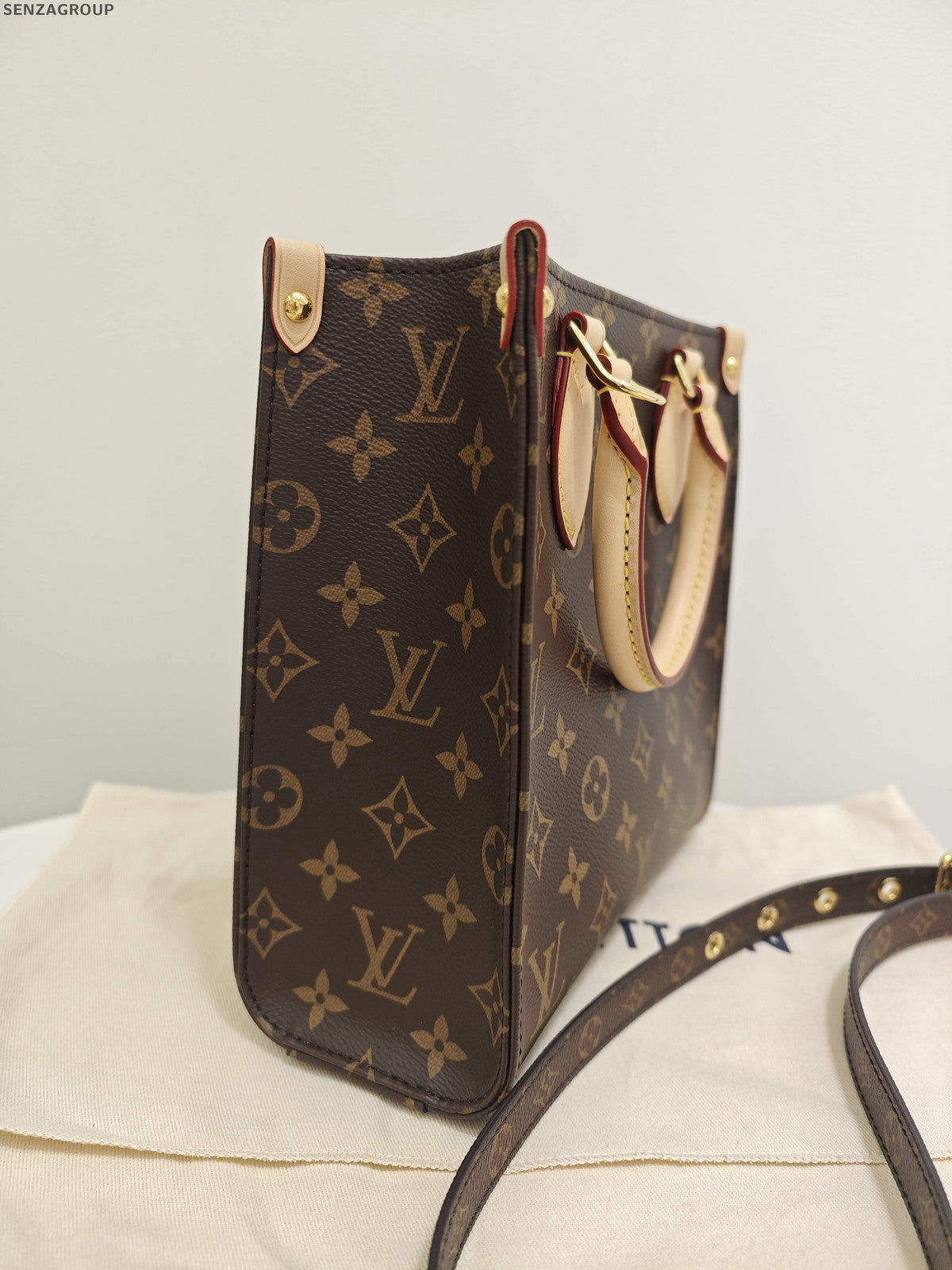 Louis Vuitton Sac Plat BB Monogram Crossbody Bag for Women