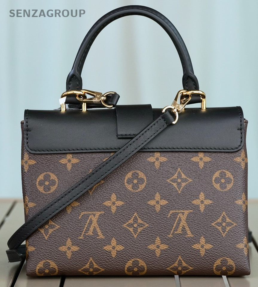 Louis Vuitton Monogram Locky BB Top handle handbag Crossbody almost Brand NEW