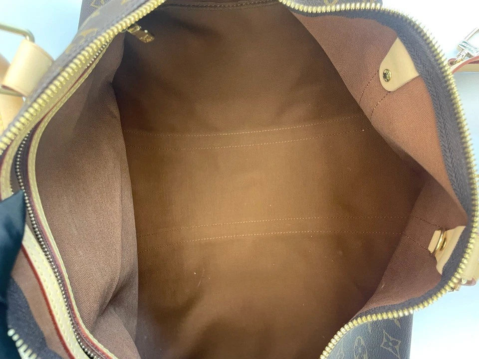 Louis Vuitton Canvas Keepall45 Travel Top Handle Bag For Women