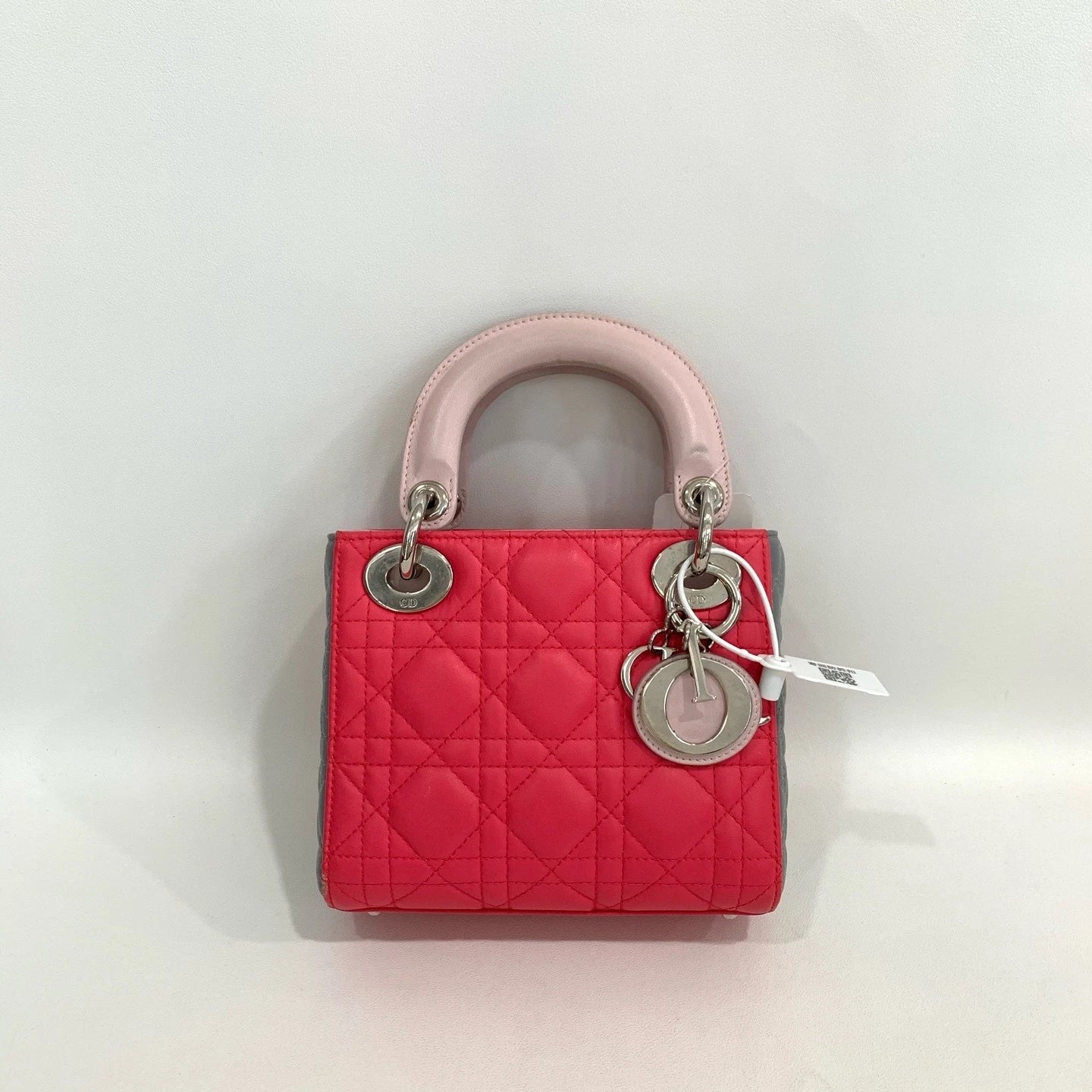 Dior Lady Dior Handbag Top Handle Excellent